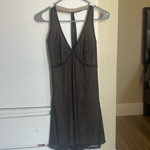 Sheer Black Sleeveless Dress